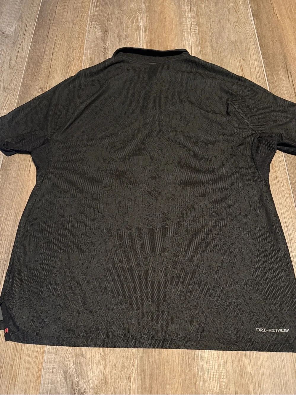 Nike Tiger Woods Collection Black Polo with White Swoosh
